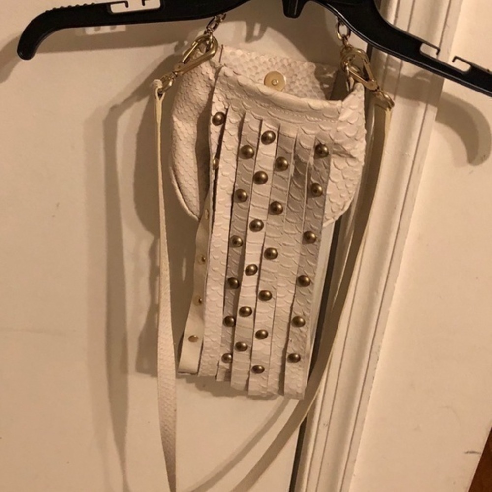 Furla embossed leather hanging grommets crossbody - Picture 5 of 11